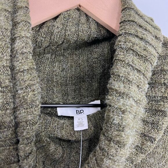 BP Olive Night Green Turtleneck Sweater - Picture 3 of 8